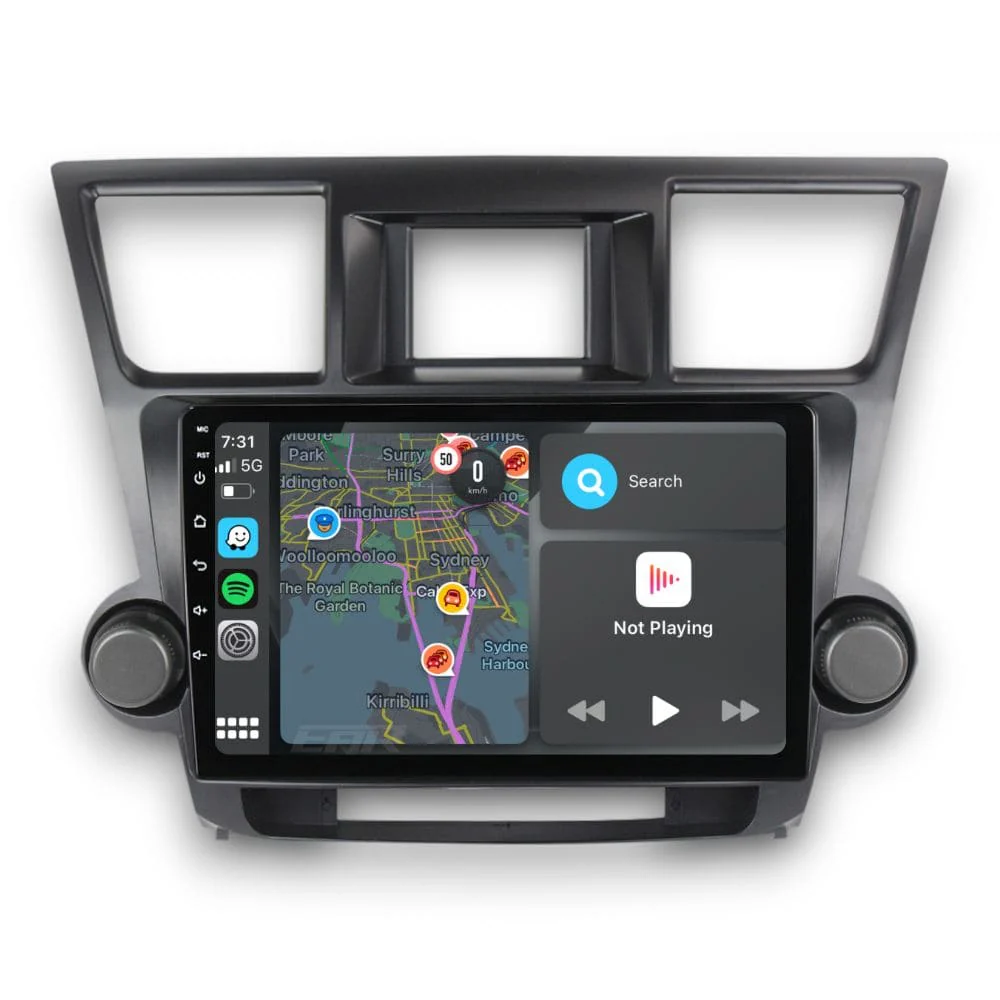 Toyota Highlander/Kluger (2007 - 2013) Multimedia 10" Touchscreen Display + Built-In Wireless Carplay & Android Auto - Image 4