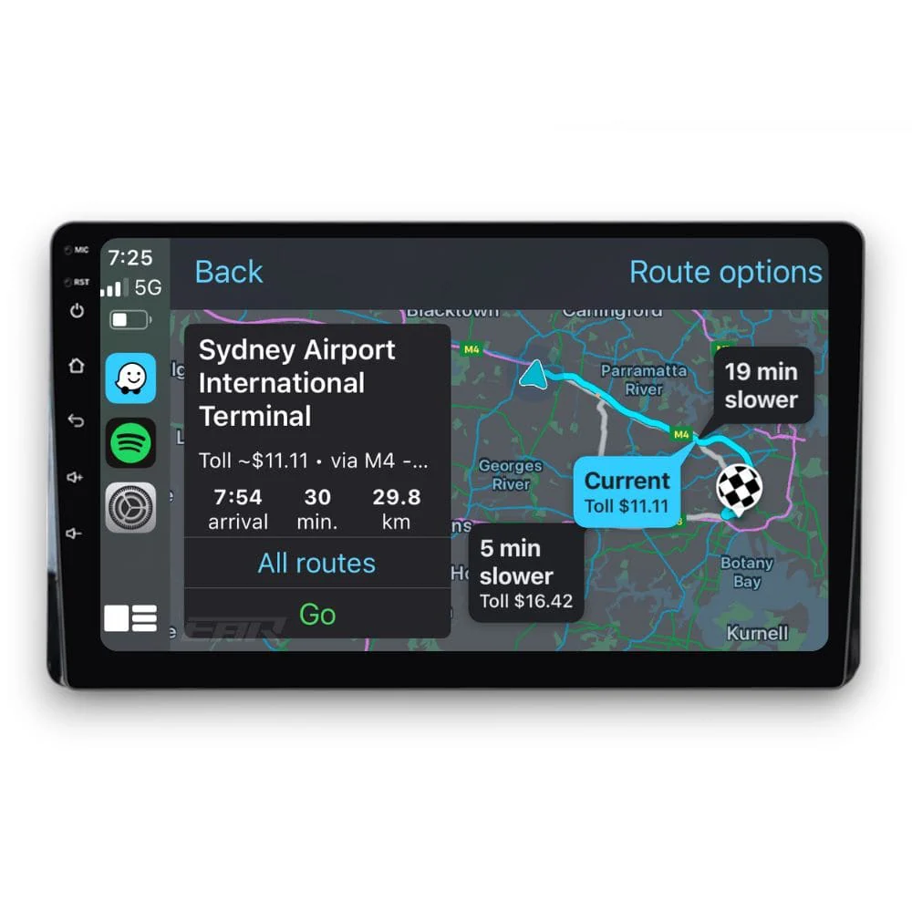 Toyota Highlander/Kluger (2022+) Multimedia 9" Touchscreen Display + Built-In Wireless Carplay & Android Auto - Image 2
