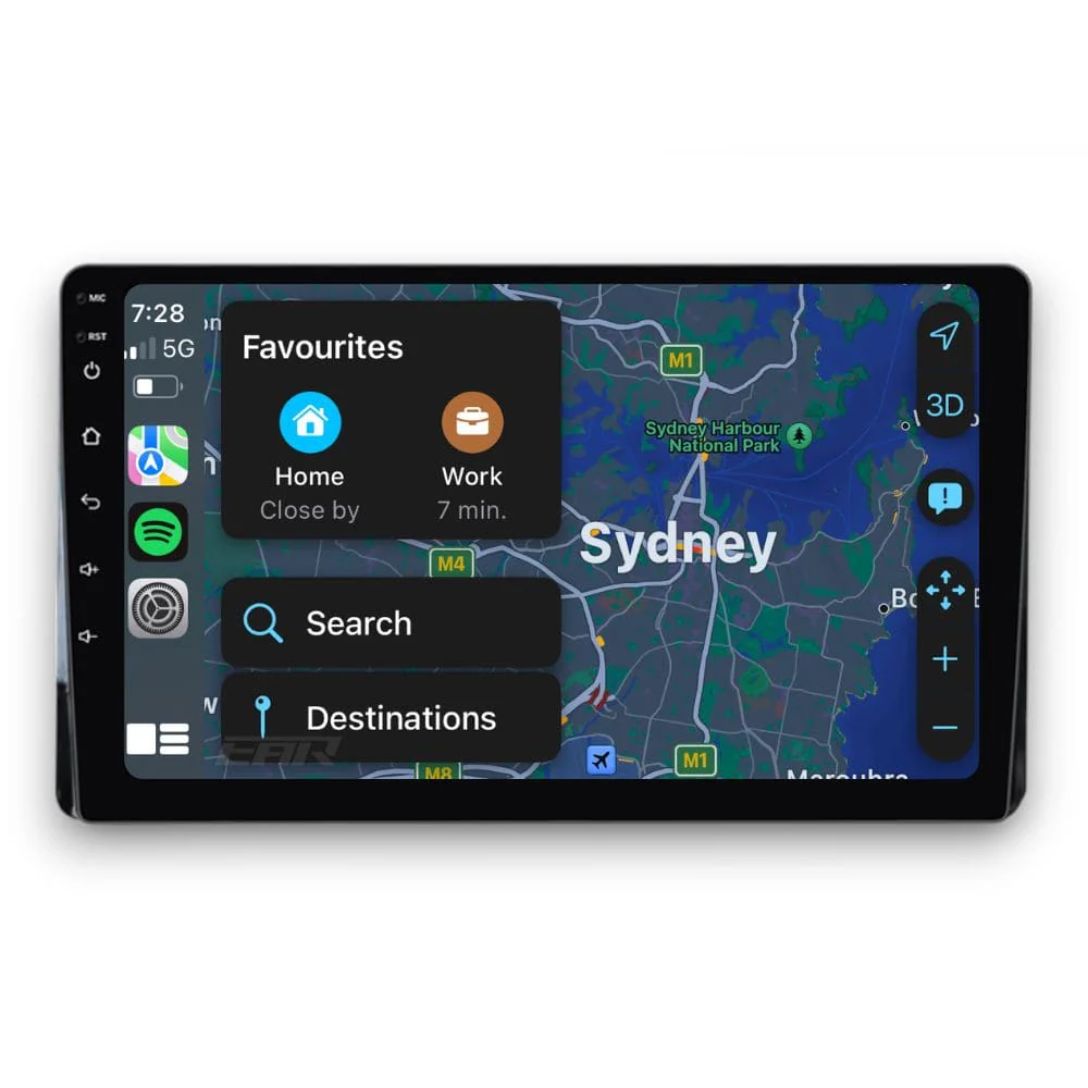 Toyota Highlander/Kluger (2022+) Multimedia 9" Touchscreen Display + Built-In Wireless Carplay & Android Auto - Image 5