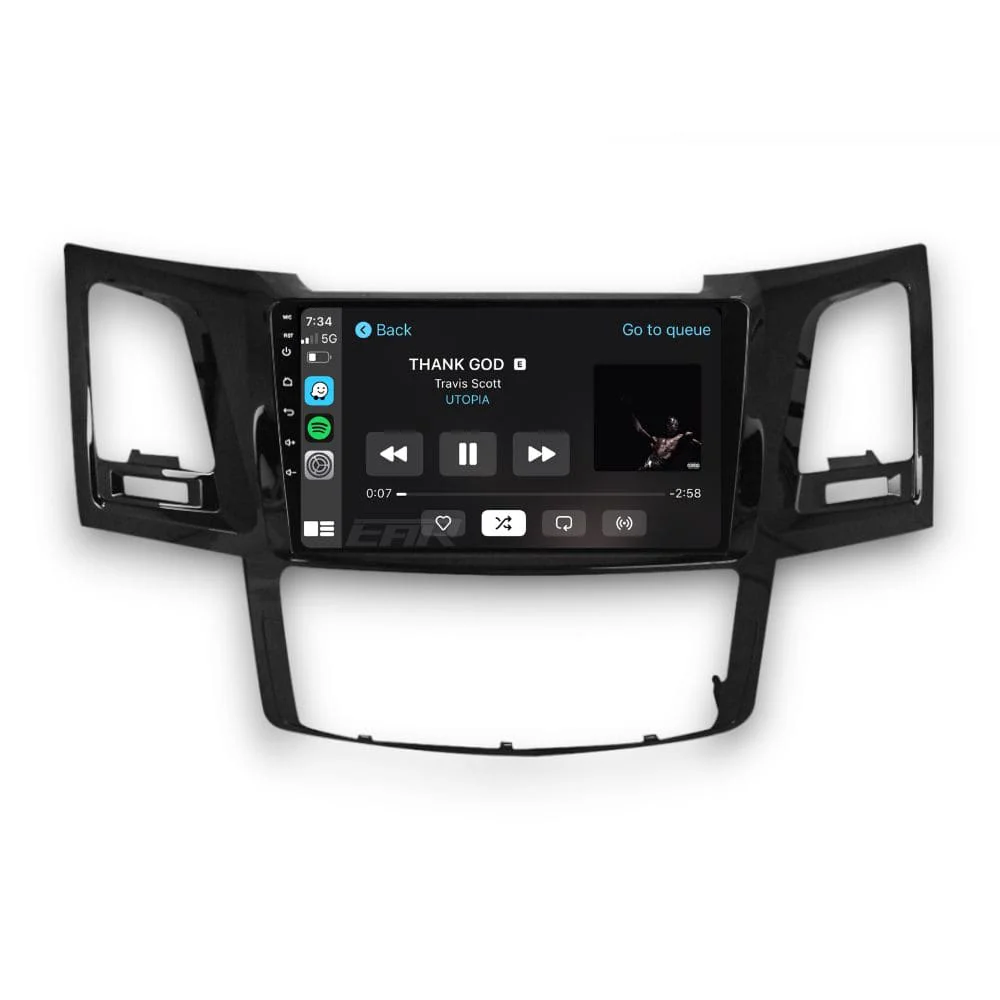 Toyota HiLux (2004 - 2014) Multimedia 9" Touchscreen Display + Built-In Wireless Carplay & Android Auto - Image 5