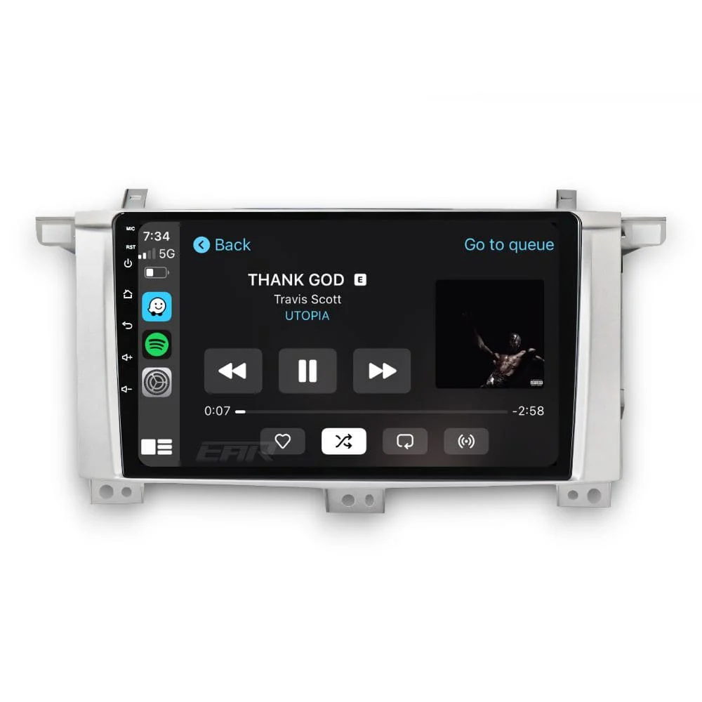 Toyota Land Cruiser 100 Series (1999 - 2007) Multimedia 10" Touchscreen Display + Built-In Wireless Carplay & Android Auto - Image 3