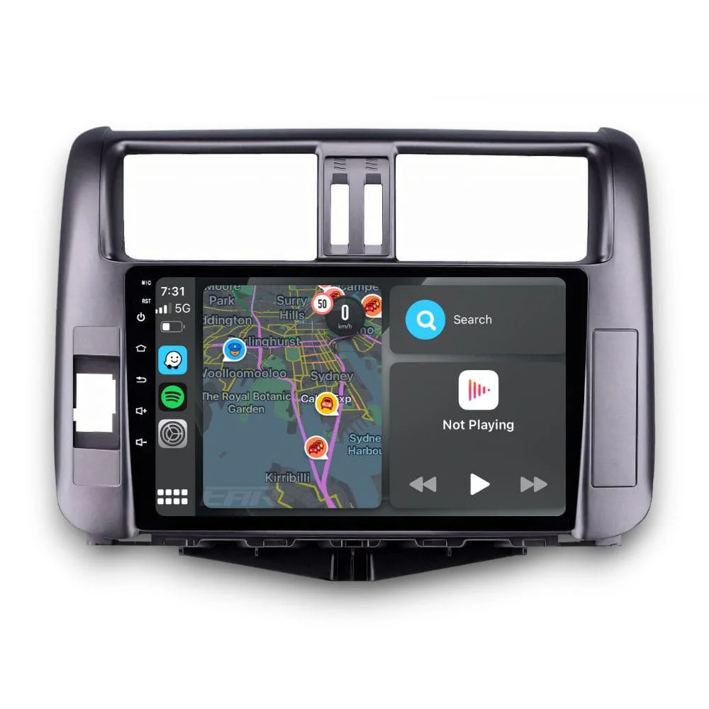 Toyota Prado 150 Series (2009 - 2013) Multimedia 9" Touchscreen Display + Built-In Wireless Carplay & Android Auto - Image 3