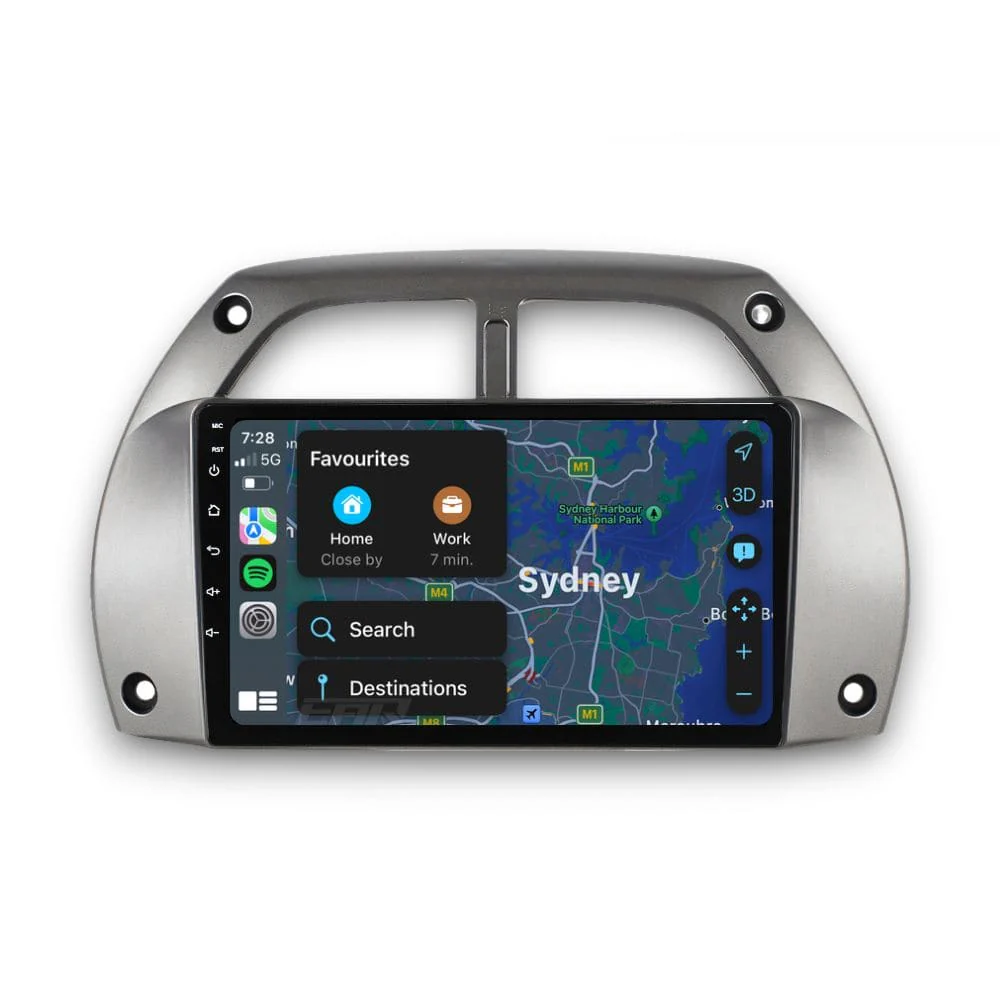 Toyota RAV4 (2001 - 2006) Multimedia 9" Touchscreen Display + Built-In Wireless Carplay & Android Auto - Image 5