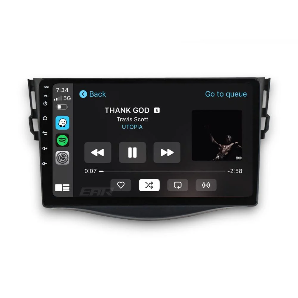 Toyota RAV4 (2006 - 2013) Multimedia 9" Touchscreen Display + Built-In Wireless Carplay & Android Auto - Image 3