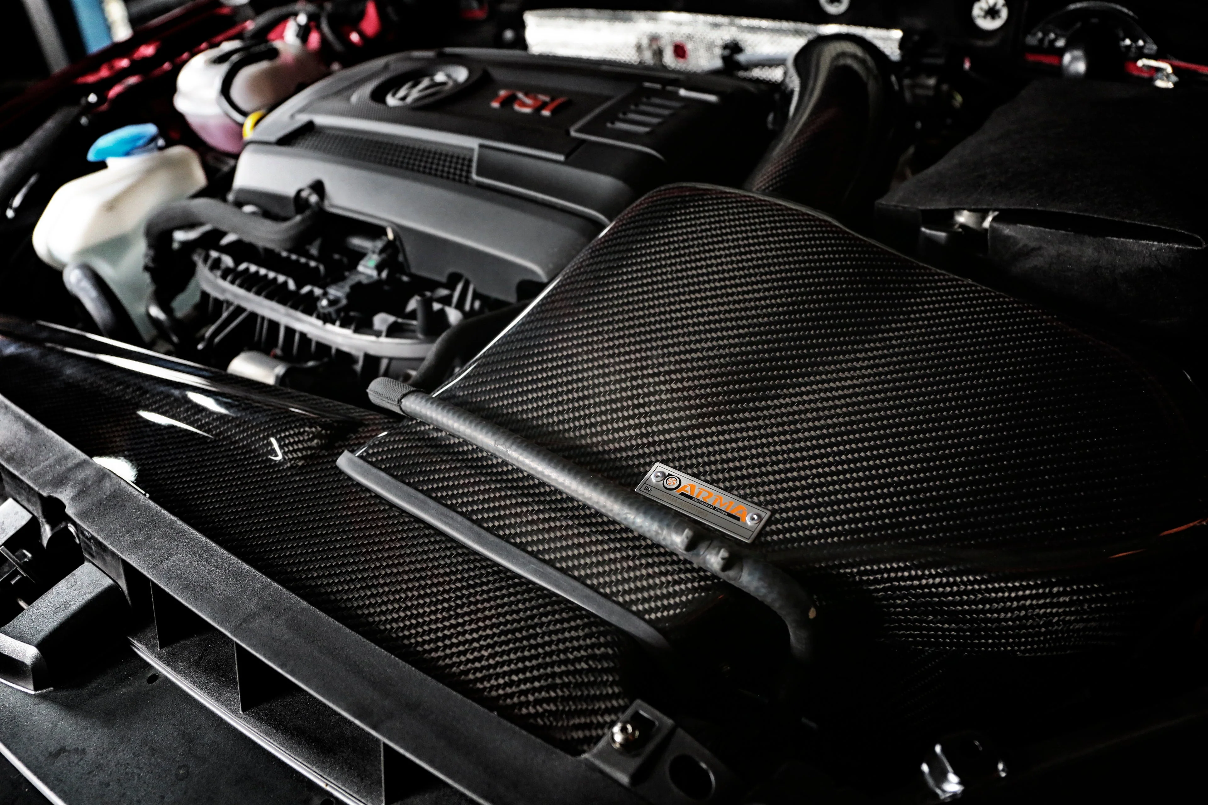 ARMASPEED Volkswagen Golf 7 / 7.5 GTI / R | Carbon Fiber Cold Air Intake - Image 2
