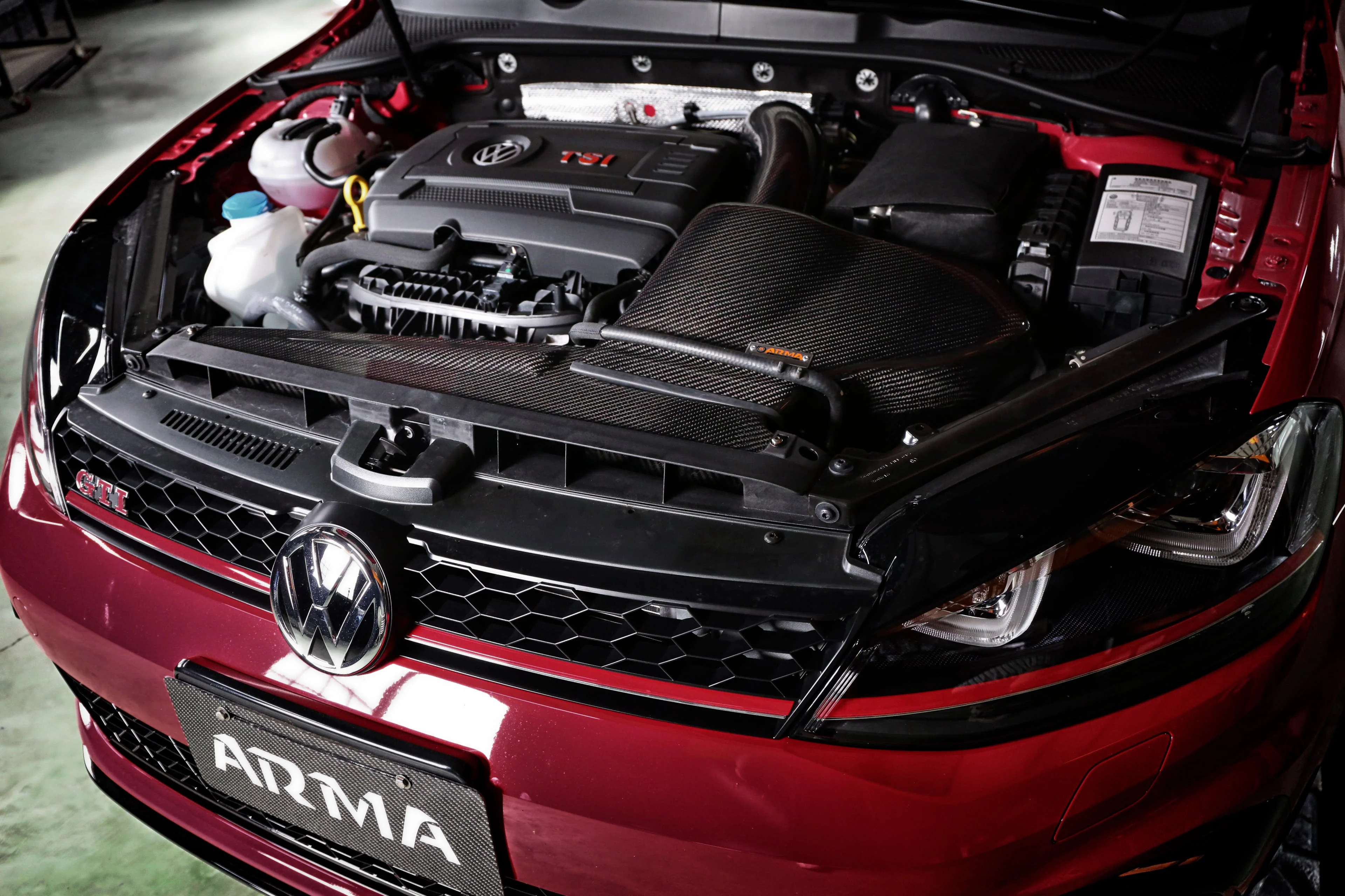 ARMASPEED Volkswagen Golf 7 / 7.5 GTI / R | Carbon Fiber Cold Air Intake - Image 4