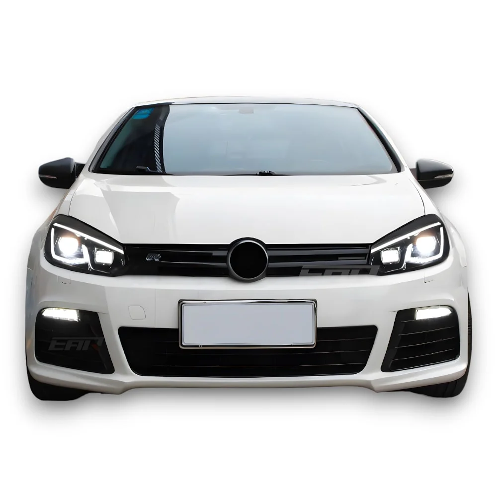 Volkswagen Golf Mk6 Xenon Angel LED Headlights (2009 - 2012) - Image 4