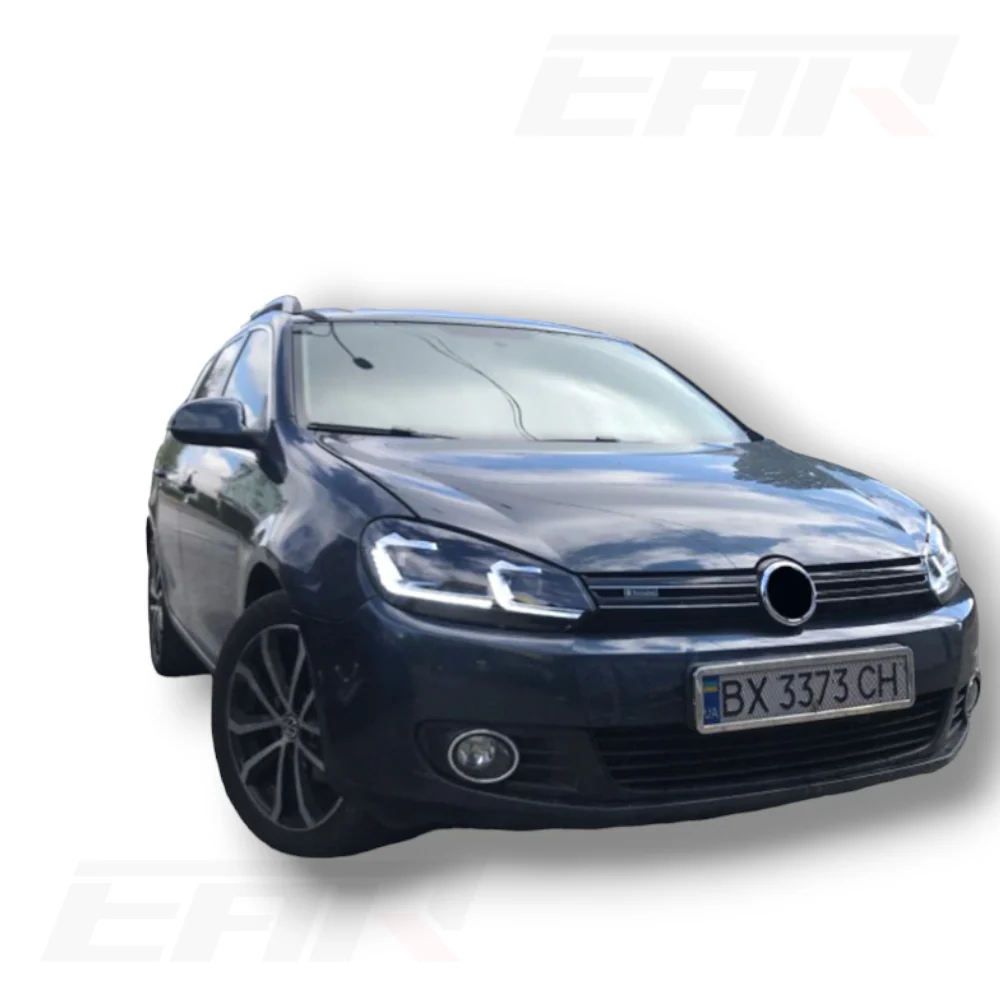 Volkswagen Golf Mk6 Sequential Mk7.5 Style Xenon Angel LED Headlights (2009 - 2012) - Image 7