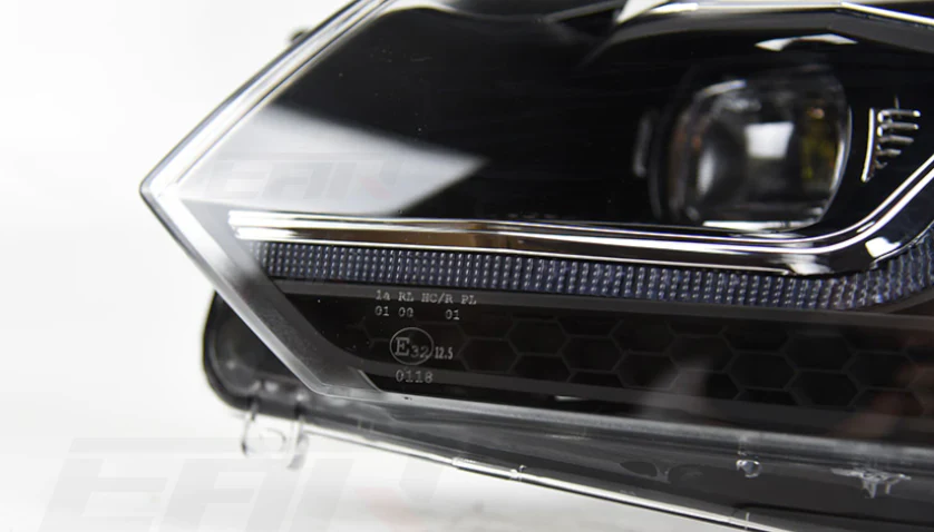 Volkswagen Golf Mk6 Sequential Mk7.5 Style Xenon Angel LED Headlights (2009 - 2012) - Image 8